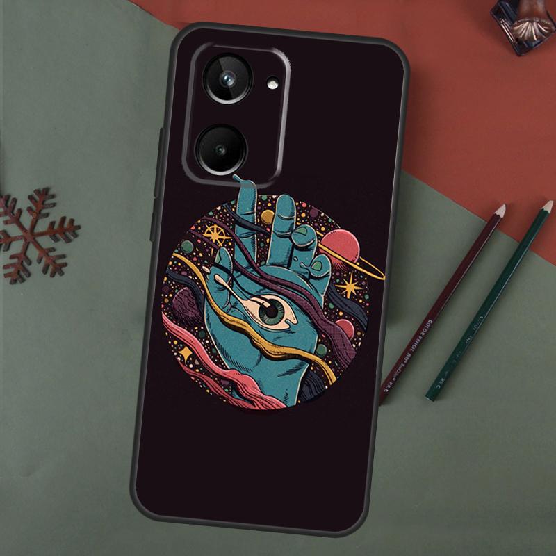 Hands with eyes Case For Realme 15 Pro GT7 GT6 C65 C67 C61 C53 C55 C51 C35 C63 C71 C75 11 12 13 14 Pro Plus