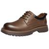 Camel Men's Retro Leather Low-Top Work Shoes
