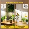 Grow Lights for Indoor Plants, Full Spectrum LED Plant Light with 9.8-35 In Tripod Stand, 120 LEDs 5700K, 4/8/12H Auto Timer, 5 Brightness Levels