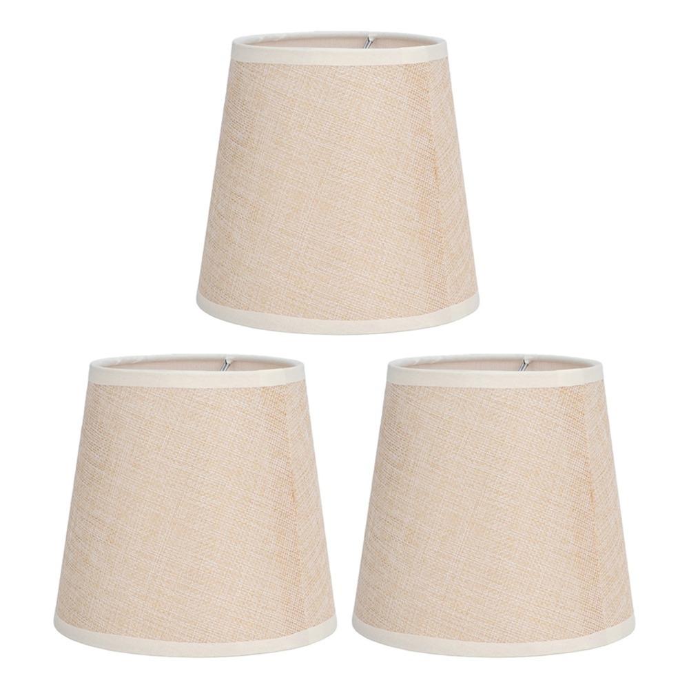3PCS Fabric Lamp Cover Clip On Design Small Lamp Shades Modern Lampshade  Indoor Lamp