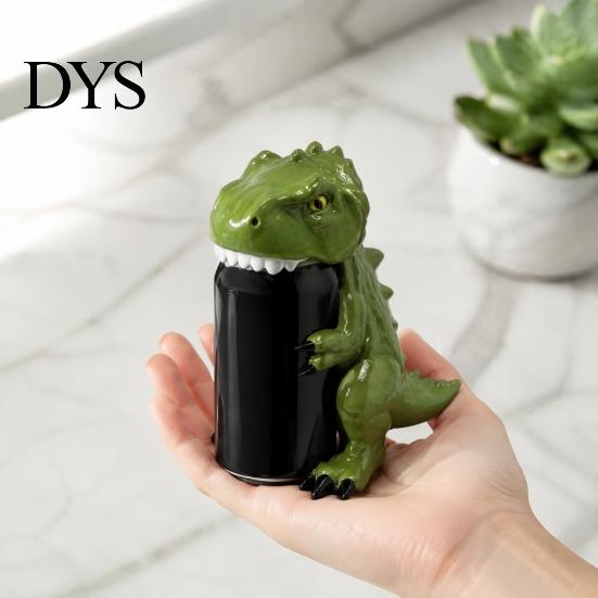 Zátka na sodovku Dinosaurus Hroch Žába Slon Ochranný kryt na plechovku, 3D tištěná roztomilá zvířátka Kryty na nápoje na venkovní piknik, Prachotěsné Udržení karbonatace