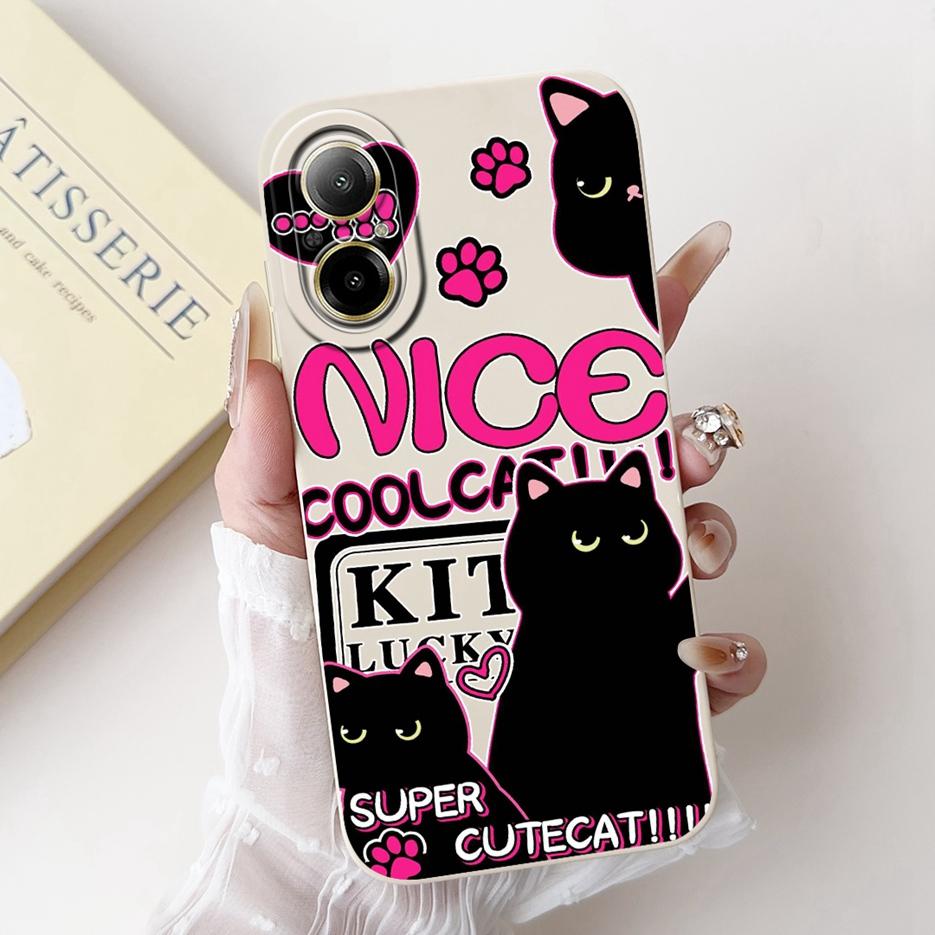 For Realme C67 4G Case RMX3890 Cute Panda Cartoon Cover Anti-Drop Phone Case For Realme C67 RealmeC67 4G Back Covers Soft Fundas