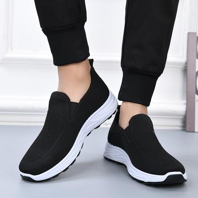 Herren Frühling & Herbst Netz Atmungsaktiv Mittelalter und Ältere Bequem Väter Schuhe Ältere Lässig Gehen Weiche Sohle Flache Schuhe Flache Schuhe Lässige Schuhe