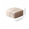 Cozy Square Floor Pouf Cushion Seat for Daily Living Areas Space Saving Stool