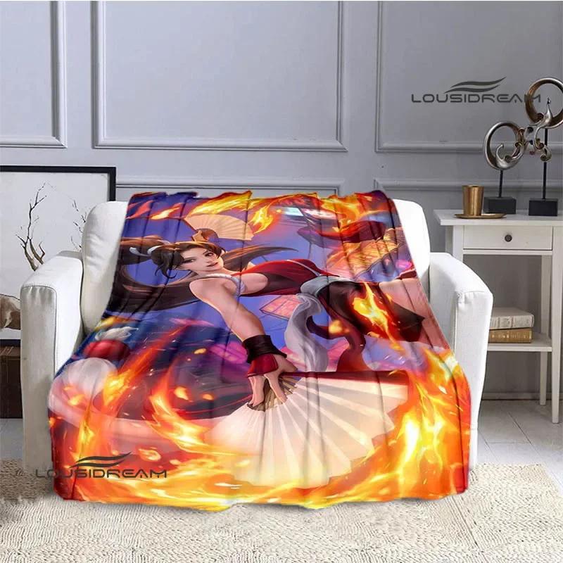 3D KOF game Cartoon blanket Warm Flannel blankets Soft and comfortable blanket Home Travel Blankets bed linings Birthday Gift