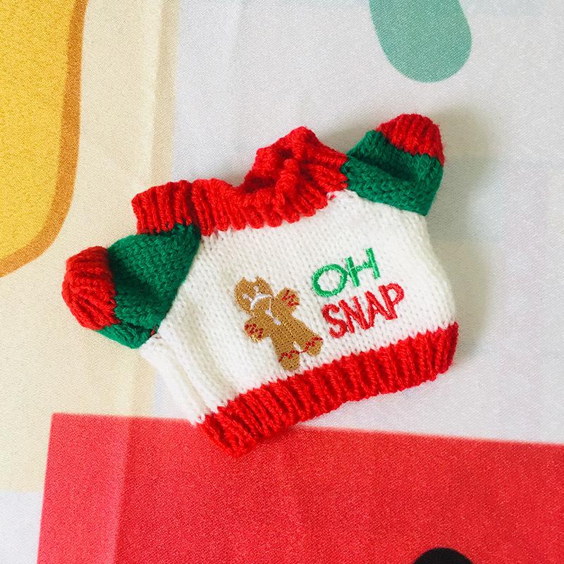 

Свитер для хлопковой куклы 20 см - Вязаный сменный наряд