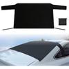 Car Rear Windshield Cover for Ice and Snow, Oxford Fabric Waterproof Car Frost Guard Windshield Cover, Easy Install, Auto Winter Accessories for SUV