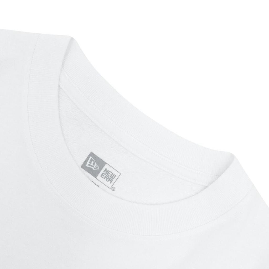 Cotton Flag Logo Mini Regular Fit WHI White XL [New Era] Men's Long-Sleeve T-Shirt Long-Sleeve T-Shirt