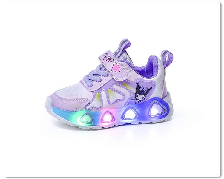 1-6 Yaş Çocuklar İçin Işıklı Koşu Ayakkabıları: Moda İlkbahar/Sonbahar Parlayan Spor Ayakkabılar