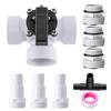 For Pool Equipment 1 1 4 Swimming Pool Diverter Valve Pool Filter Converter Adjustable Stop Function Convenient Replacement