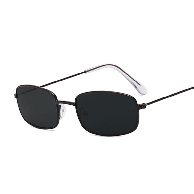 Cute Sexy Rectangle Sunglasses Woman Retro Small Black Red Pink Cateye Sun Glasses Female Vintage Shades For Woman