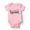Unisex Cotton Romper for Newborns with Cute Printed Design - Perfect for Spring/Summer Birthday Photos