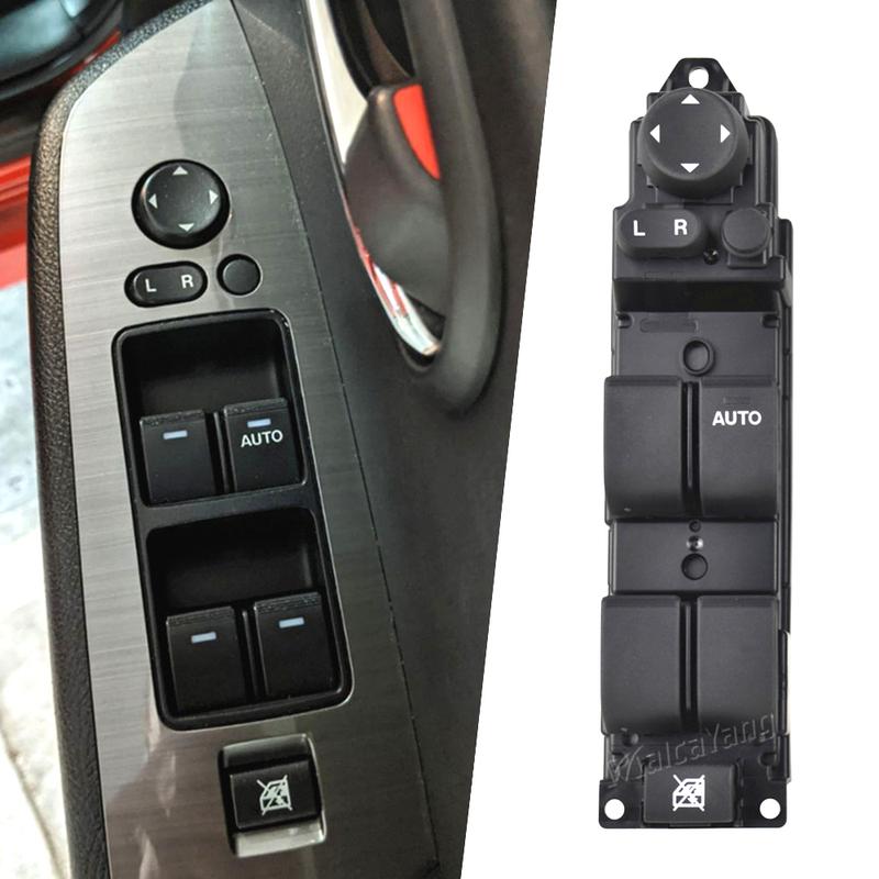 Right Hand Drive RHD Master Window Mirror Switch With Auto Folding Function Fit Mazda 2 Mazda 6 2008-2012 D652-66-350A NEW .