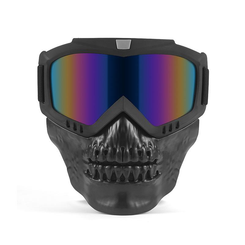 One-Piece Detachable Riding Mask - Windproof, Sandproof, Wide Vision & Comfortable Breathable for Off-Road Use