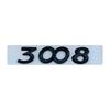 3d ABS Chrome Black Logo 3008 2008 4008 5008 Emblem Number Letters Nameplate WQPOK5 Sticker Car Trunk Badge Adhesive Decal Accessories