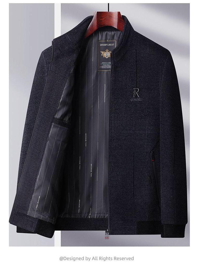 Men's Casual Spring & Autumn Jacket for Middle-aged and Elderly Fathers