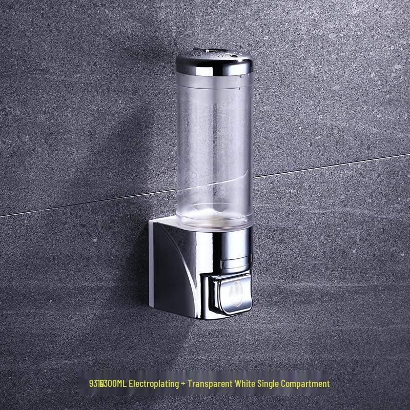 

Wall-Mounted Stainless Steel Soap & Sanitizer Dispenser for Bathroom, Kitchen, Hotel, or Restaurant