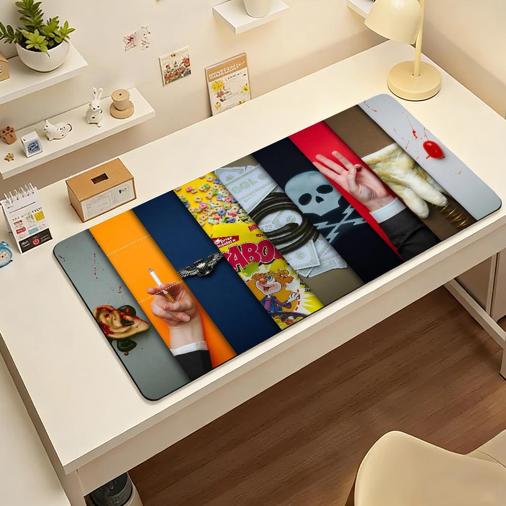 Django Unchained Mouse Pad Nonslip Locking Edge DeskMat PC Laptop Accessories Rubber Office Keyboard Large Game XXL Carpet