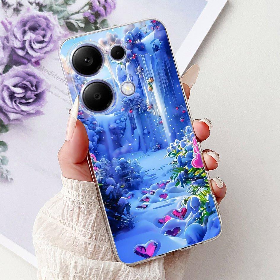 Pro pouzdro Xiaomi Redmi Note 13 Kryt Note 13 Pro Populární malovaný květinový měkký silikonový kryt na telefon Pro Redmi Note13 Pro 4G 5G Funda