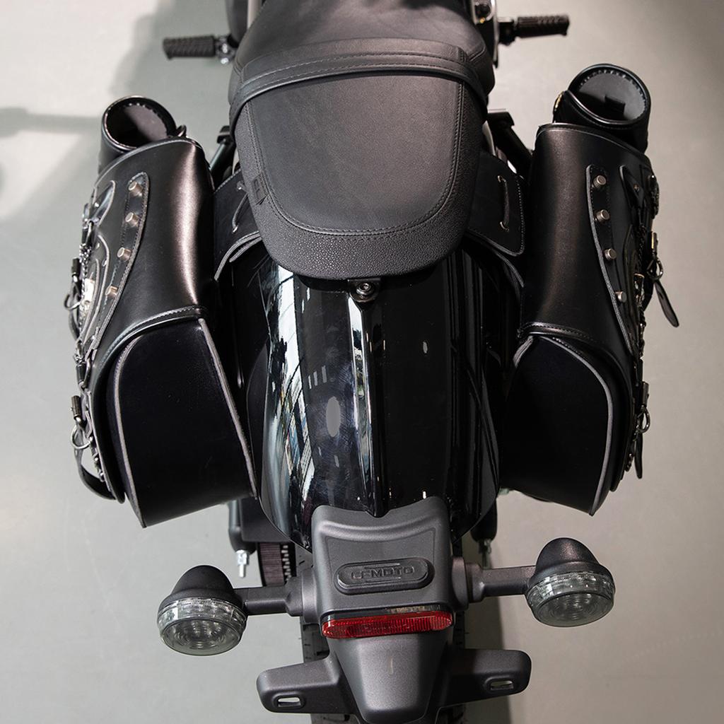 Stylish Punk Inspired Motorcycle Bag Fashionable & Functional Bag for Riders Seeking Unique Expression & Practicality