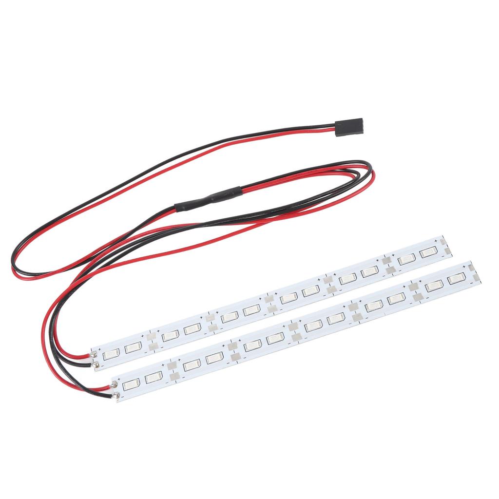 24 LEDs Chassis Light Aluminum Alloy Decorative Light Bar for 110 18 Scale RC Model On Off Road