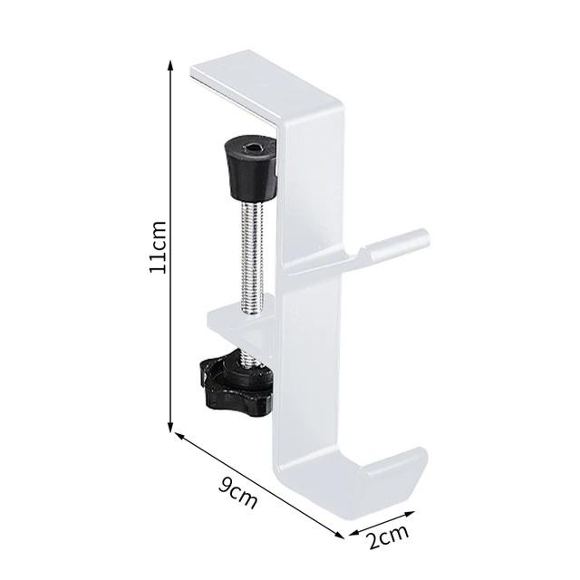 Tisch-Taschenhalter Tragbarer Taschenhalter Schule Büro Schreibtischkante Taschenhaken Desktop Rucksackhalter Stanzfreies Schreibtischseiten-Handtaschengestell