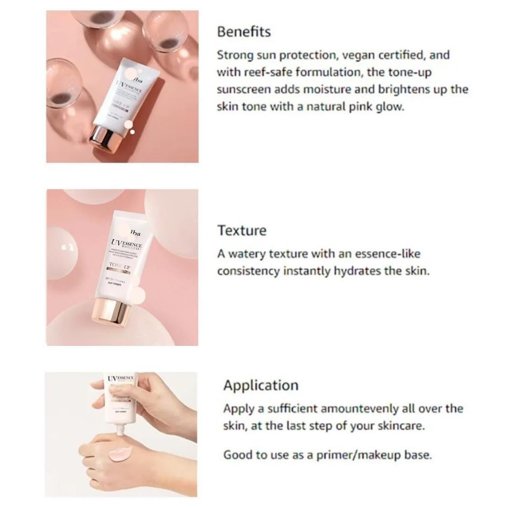 d'Alba Waterfull Tone Up Sun cream SPF 50+ PA++++, 50m (2 options)