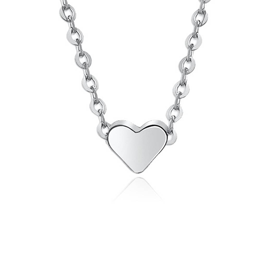 Herzanhänger Damen Mädchen Verstellbare Legierungskette Schmuck Geburtstagsgeschenk