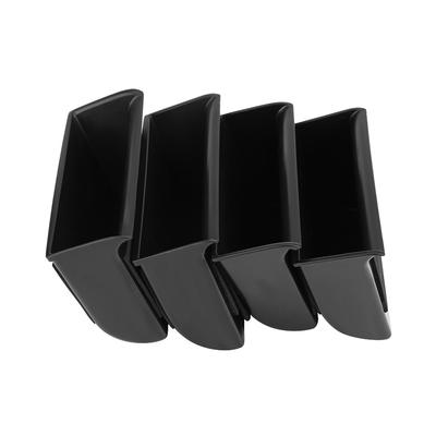 4 soportes para caja de almacenamiento de puerta lateral interior de coche para Land Rover LR4 Discovery 4 (2009-2016)