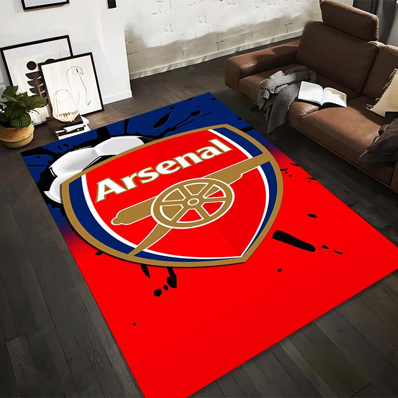 

Arsenal Logo Carpet, Red and Blue Rug for Soccer Fans Suitable for use as an anti-slip for living room bedroom sofas 40x60cm( 15x23in )