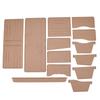 Acrylic Wallet Template Transparent with Punch Marks Leather Pattern Acrylic Durable Material 1:1 Ratio Purse Template