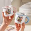 Tom and Jerry Color Handle Mug