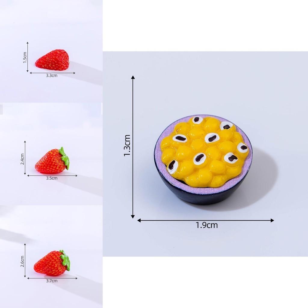 Realistic Miniature Resin Fruit Blind Box Creative Decor For Dollhouse Fans