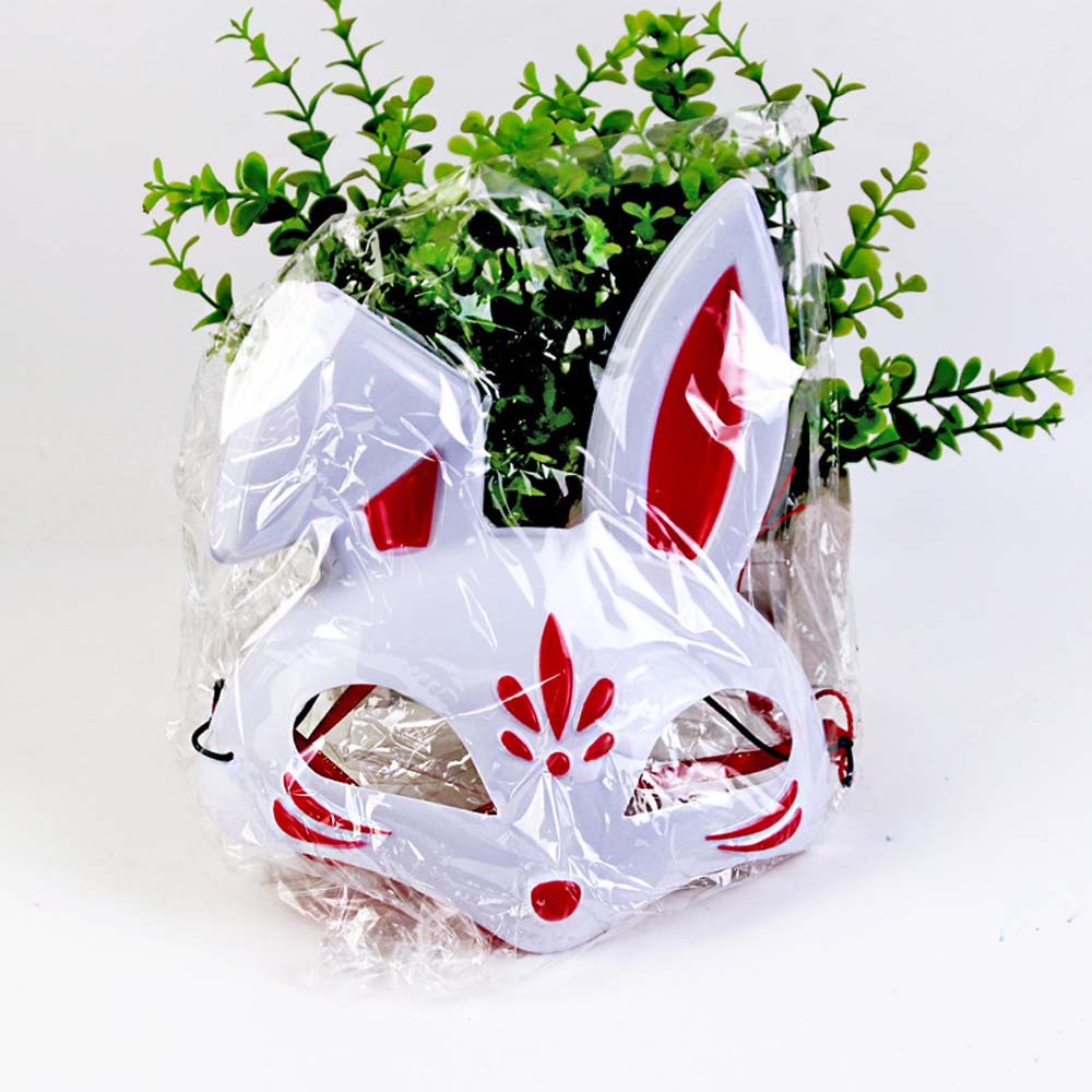 Japanese Anime Full Face Rabbit Headwear Rabbit Mask Party Mask Props Party Props Cosplay Mask