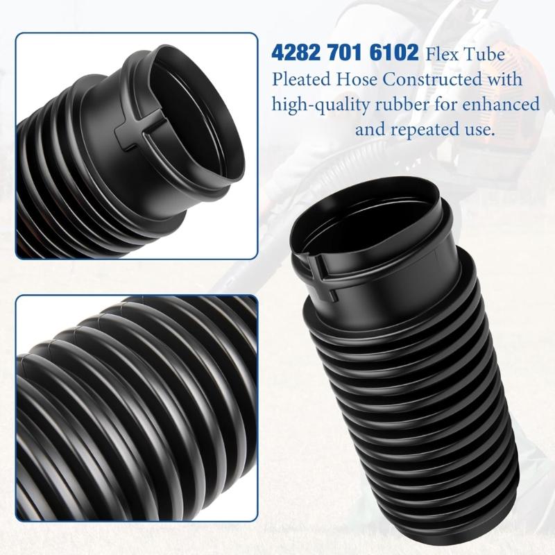 Elastic Hose For BR450 BR700 BR800 Series Blowers High Quality Plastic Materials Long Time Blower Hose Perfect Fits