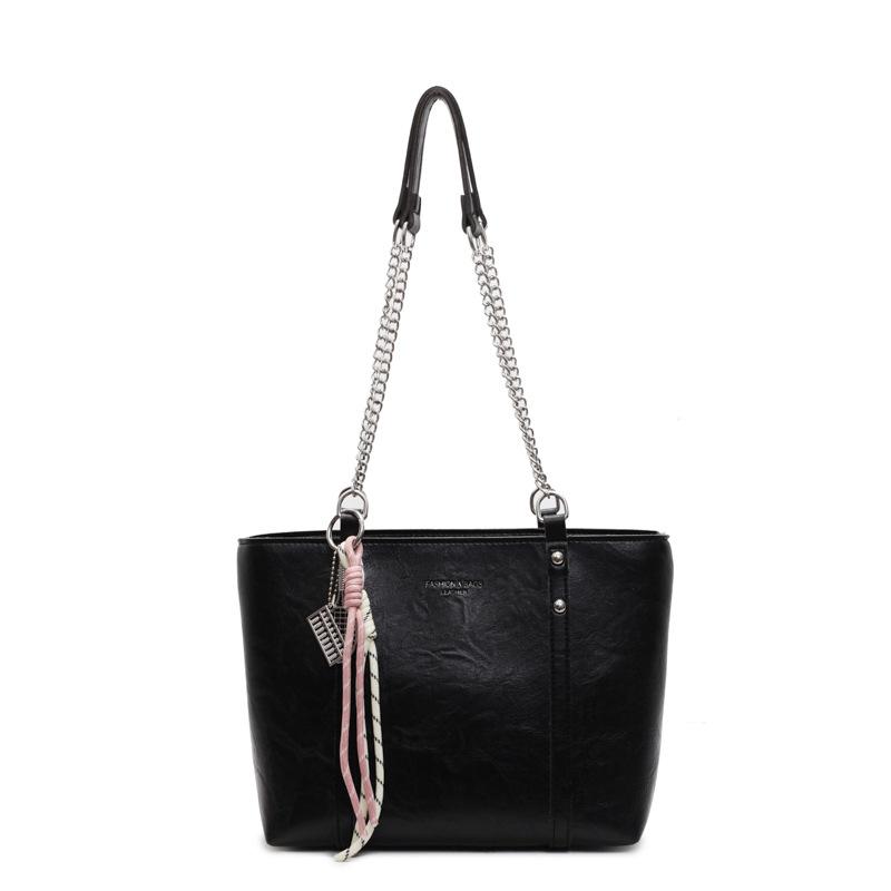 

Premium texture fashionable large-capacity handbag new femininity versatile bucket bag messenger bag shoulder bag No pendant