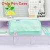 Style Pencil Case With Memory Fabric Large Capacity For Girls And Students