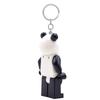 IQ Iconic Panda Guy Key Light Keychain LED Keychain Light Building Blocks Toy Doll with Movable Joints Mini Figure