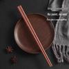 Natural Red Sandalwood Chopsticks: Unlacquered, Unwaxed, Anti-Mildew, Anti-Slip, Solid Wood for Kitchen Use.
