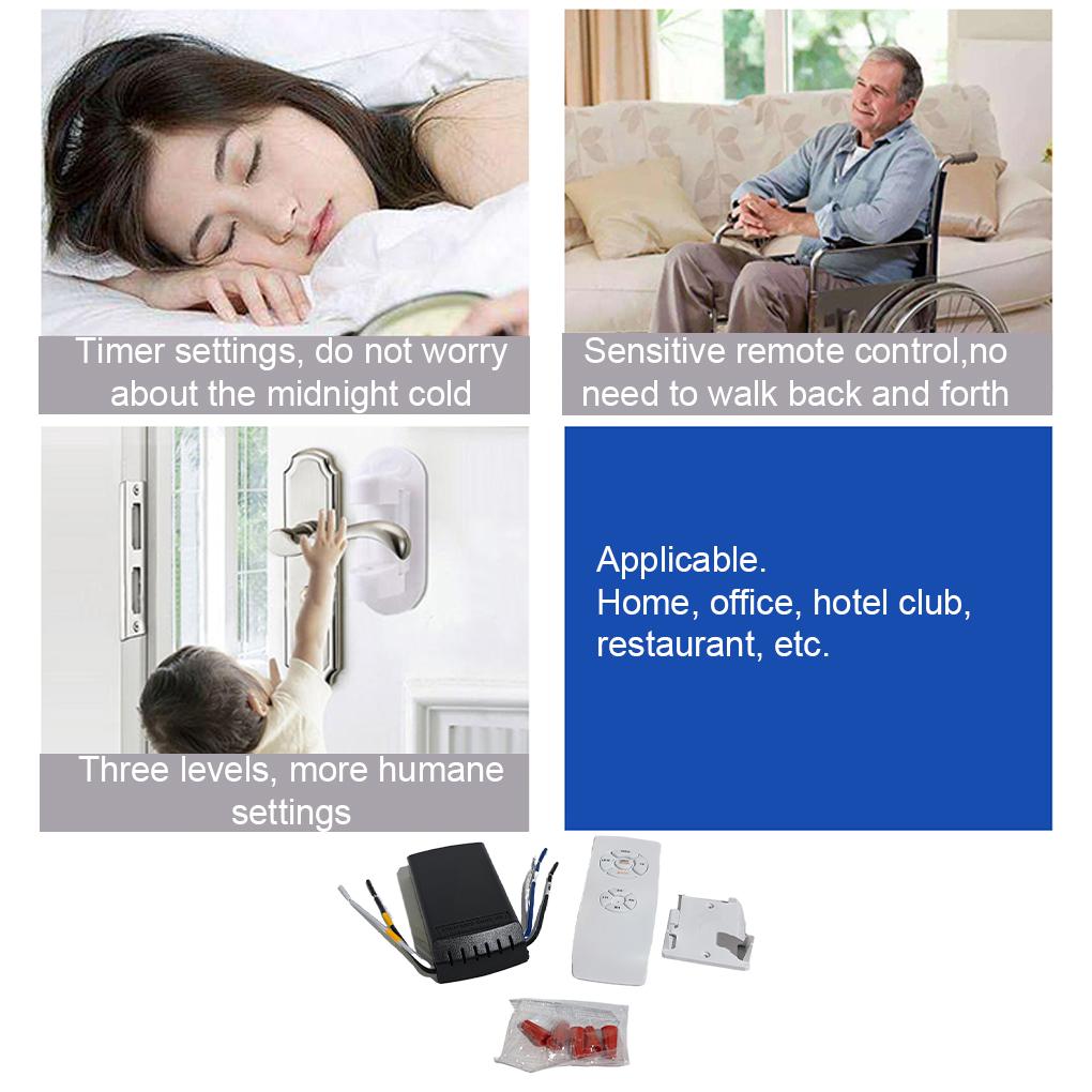 Universal Ceiling Fan Lamp Remote Control Kit AC 220V Timing Control Switch Adjusted Wind Speed Transmitter Receiver Remote