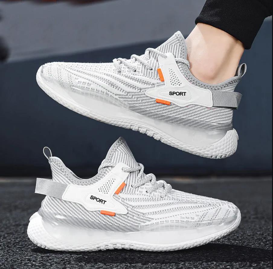 Men'S Fly-Woven Breathable Soft-Soled Men'S Casual Versatile Trendy Shoes Running Comfortable Sports Shoes