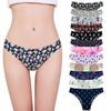 Nahtlose Damen-Tanga-Slips, Atmungsaktive Bikini-Unterhosen mit Blumen-Leopardenmuster-Netzstoff, Weiche Dehnbare Damen-T-Strings