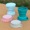 Portable Retractable Folding Cup 250ml Outdoor Coffee Handcup Drinkware Mini Water Glass  Camp