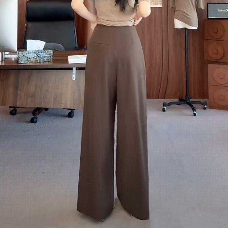 Women's High Waist Wide Leg Lace-Up Casual Pants - Spring Style