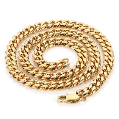 Japanischer Stil Schnallenkette Herrenschmuck 18k Gold Halskette Modetrend Halskette Herren 2025