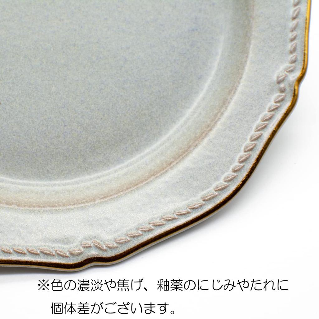 Aito (Aito) aito Seisakusho [Stitch] Mug, Approx. 350ml, Gray, Mino Ware, Microwave and Dishwasher Safe, Made in Japan, 111058