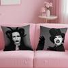 M-Marilyn M-Manson Cushion Cover Short Plush Double-Sided Printing Home Machine Washable In Warm Winter Pillow Case