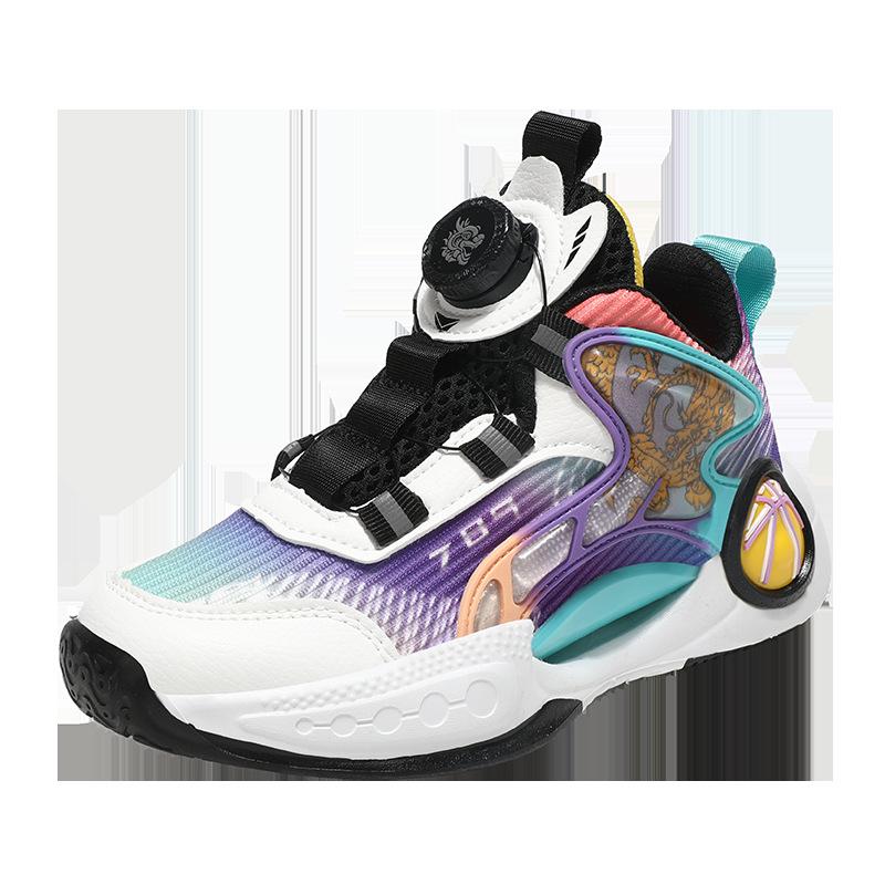 Training 24 Breathable Leisure Middle and Older Children's Basketball Mesh Spring and Autumn Classmates Children's Boys' Shoes Sports Breathable