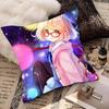 Kuriyama Mirai Animation Kyoukai No Kanata Pillow Case Fashion Square Pillowcase Bedroom Sofa Room Ins Decoration Leisure