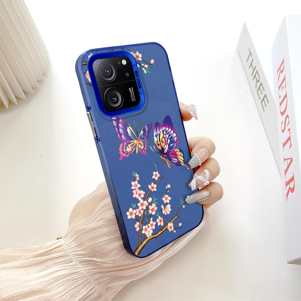 Gemaltes Muster Buntes Splitter-Doppelseitiges Hartschalen-Stoßfestes Anti-Fall-Telefongehäuse für Xiaomi Redmi Poco